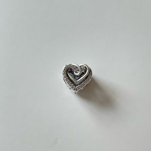 ❤️ Pandora Sparkling Entwined Hearts Charm